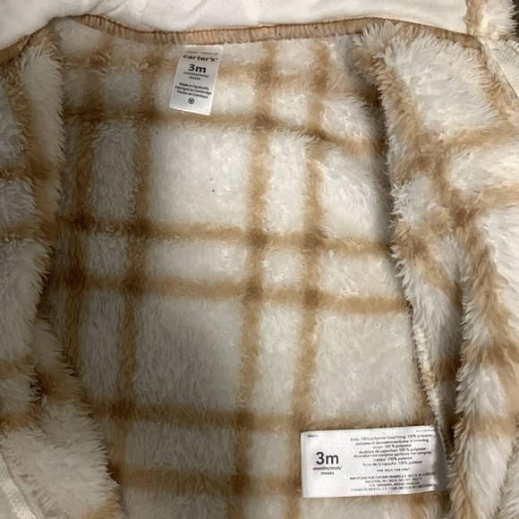 Carters 3 month Sherpa one piece. - Picture 4 of 7